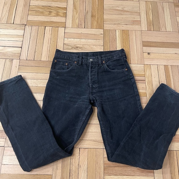 Levi's Denim - Vintage black Levi’s 501